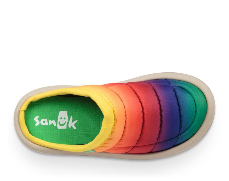 Sanuk Lil Puffer Low Kids' Sidewalk Surfers Multicolor | Canada 307KOR